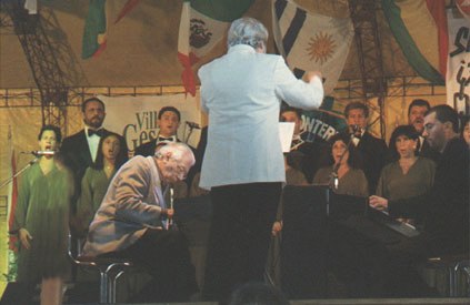 Misa Criolla con Ariel Ramirez foto desde el público